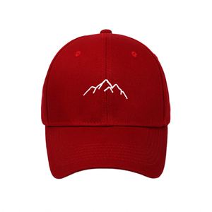 Gorras de Béisbol de Lona con Bordado de Cadena de Montañas, Estilo Deportivo Urbano, Ajustables con Cierre a Presión, Unisex, Gorras de Moda para Papá - Product Image 2
