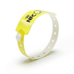 Bracelet intelligent RFID NFC électronique UHF 13,56 MHz en PVC avec puce F08, imprimé, étanche/résistant aux intempéries, carte bracelet <span class=keywords><strong>Smartag</strong></span> - Product Image 5