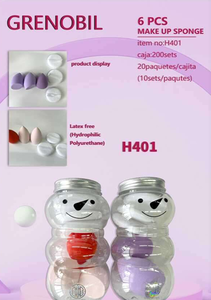 Set di Spugne per il Viso Snowman Puff Combo 6 X 200 Strumenti per il Trucco Lavabili - Product Image 3
