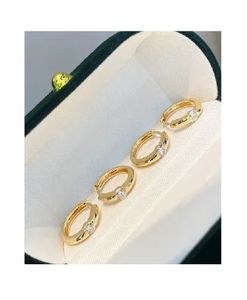 Xinfly Luxury 18k Gold Wedding Bridal Jewelry Gift <b>Set</b> Hypoallergenic Diamond <b>Stud</b> <b>Earrings</b> Durable for Sensitive Skin - Product Image 1