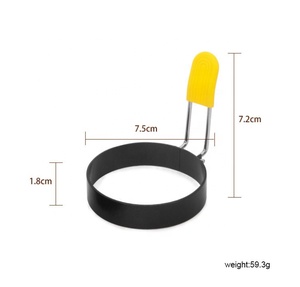 Thép không gỉ trứng nấu ăn Nhẫn Pancake khuôn cho chiên trứng và Omelet cho chiên trứng bánh kếp ăn sáng bánh mì - Product Image 2