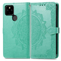 TPU PC Retro Pattern Wallet Card Phone Case Anti-Shock & Fall Simple Business Style Cover pour Google Pixel 9 8 7 6 5 Pro