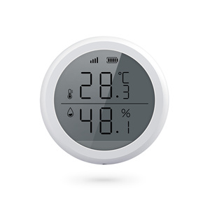 Tuya Smart <strong>Zigbee</strong> <strong>Humidity</strong> &amp; <strong>Temperature</strong> <strong>Sensor</strong> with ABS Material Built-in Battery Wi-Fi PST-TE110 - Product Image 1