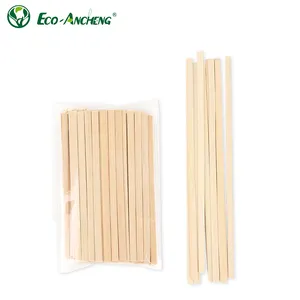 FSC-certificate eco friendly disposable Individually paper Wrapped Coffee Stirrers for restaurant