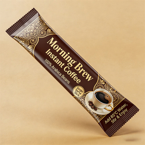 Sachet individuel de complément nutritionnel en aluminium alimentaire pour <span class=keywords><strong>lait</strong></span>, boisson protéinée, café en poudre – Emballage en stick - Product Image 1