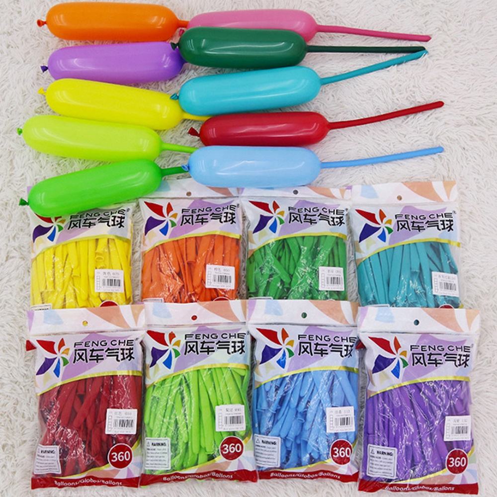 Wholesale FENGCHE Happy Birthday Party Decoration Item Latex Plain Modelling Magic 360 Long Balloon Parties Ballon Manufacturer