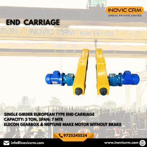 Achetez un chariot d'extrémité de type européen pour pont roulant |   Grue à poutre compacte et à faible hauteur de levage à vendre - Product Image 4