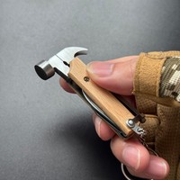 Marteau à clous multifonction léger avec manche en bois et face en nylon pour usage industriel et bricolage