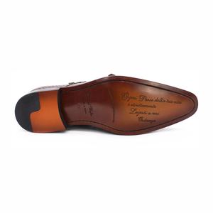 Chaussures Habillées <span class=keywords><strong>Homme</strong></span> Grande Taille 47 en Cuir Véritable avec Double <span class=keywords><strong>Boucle</strong></span> Monk, Impression Serpent, Chaussures Italiennes Classiques - Product Image 4