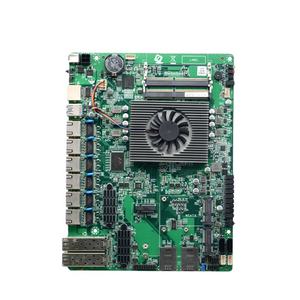 1u Server Pfsense เมนบอร์ดไฟร์วอลล์,เมนบอร์ด6พอร์ตอีเธอร์เน็ตความเร็วสูงชั้นวางเมนบอร์ดขนาดเล็กพร้อมอินเทอร์เฟซไฟเบอร์<span class=keywords><strong>2</strong></span>พอร์ต - Product Image 3