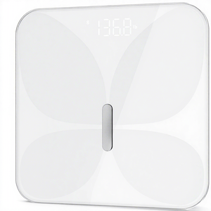 Báscula Inteligente X Butterfly - Báscula de Baño para <span class=keywords><strong>Peso</strong></span> <span class=keywords><strong>Corporal</strong></span>, IMC, Grasa <span class=keywords><strong>Corporal</strong></span> y <span class=keywords><strong>Masa</strong></span> Muscular, Digital, de Vidrio ITO, con Capacidad para 400 Libras - Product Image 1