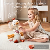 Tumama enfants jouets musicaux en peluche cou-torsion et danse canard jouet chant caneton jouets musicaux pour bébés et enfants