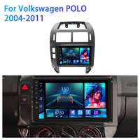Radio de Coche Android Meihua de 9 Pulgadas con GPS, CarPlay, Multimedia, Reproductor de DVD Estéreo para el Tablero, para VOLKSWAGEN POLO 2004-2011