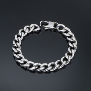 <b>Titanium</b> Steel <b>Chain</b> Bracelet 21 Cm Length For Men And Women Fashion Jewelry CE543 - Product Image 2