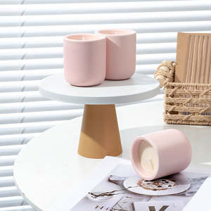 AIKUN Handcrafted Modern Ceramic Essential Oil Scent <b>Candle</b> Natural Soy Wax Aromatherapy for Home Relaxation Decor for Christmas - Product Image 3