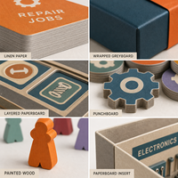 Jeu de société éducatif en carton sur l'économie circulaire : Stratégie de réparation personnalisée pour musées, commerce de détail et cadeaux d'entreprise durables