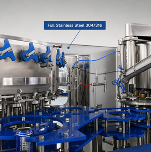 Machine de remplissage automatique haute vitesse 9000 CPH pour boissons gazeuses en canettes d'aluminium - Product Image 3