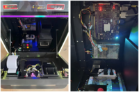Nouvelle armoire de jeu en métal Fusion 4 43 pouces jeu incurvé écran tactile vitrine Arcade Machine compétence Machine jeu Machine