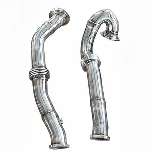 Tuyau de descente d'échappement pour <span class=keywords><strong>BMW</strong></span> E82 e88 E90 E91 E92 E93 135i 335i <span class=keywords><strong>335ix</strong></span> N54 299PS 306PS 2005-2010 tuyaux de descente avec mini chat - Product Image 1