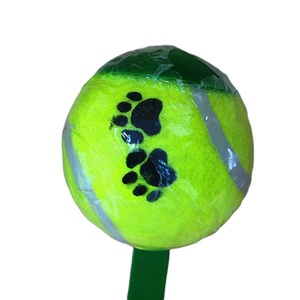 En satıcı 2.5cm dev kauçuk köpek topu çiğnemek oyuncak Pet favori çiğnemek oyuncak - Product Image 3