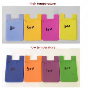 Cell Phone CreditCard Silicone ID Card Holder <b>Sticker</b> Pouch for Mobile Phone - Product Image 6