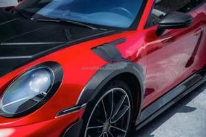 Kit de Carrocería de Fibra de Carbono para Porsche <span class=keywords><strong>911</strong></span> 992, Estilo TH, Parachoques, Faldones Laterales, Difusor, Alerón, Pasos de Rueda, Capó - Product Image 3