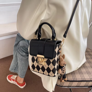 Bolso de Marca Francés Vintage de Moda con Juguete, Bolso Popular para Chicas y Mujeres, Bolso Bandolera - Product Image 3