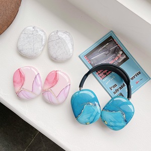 Funda de silicona con diseño de lujo para auriculares Apple airpod <span class=keywords><strong>max</strong></span>, funda de mármol para airpod <span class=keywords><strong>max</strong></span>, auriculares por encima de la oreja - Product Image 1