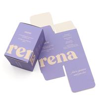 Boîte d'emballage cosmétique en carton recyclé rose de luxe avec logo personnalisé et estampage doré pour les soins de la peau et la beauté