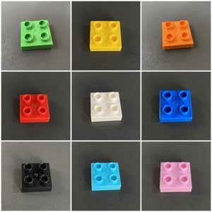 Bloques de Construcción de Partículas Grandes BLOCKMOC, Juguete Educativo Unisex para Niños de 2 a 6 Años, Serie Básica, Plástico ABS, Base de Tamaño 2x2 - Product Image 4