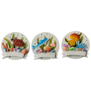 Aimant de réfrigérateur de la série Océan, forme ronde, couleur personnalisée, vente chaude, expérience usine riche en ressources - Product Image 2
