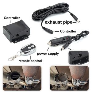 Tubo de <span class=keywords><strong>escape</strong></span> de DOBLE CONTROL flexible de 2,5 pulgadas 304 acero inoxidable <span class=keywords><strong>tipo</strong></span> y con botón de control remoto - Product Image 5