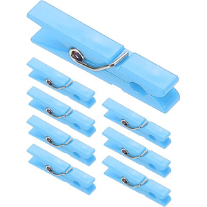 12pcs Colorful Heavy Duty Fashion Waterproof Portable Laundry <b>Plastic</b> Clothespins With Springs for Kitchen Outdoor Clothes Pegs - Product Image 5