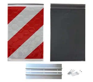 Bandiere di avvertimento con Set di bandiere di avvertimento per tenda con bandiera di avvertimento per supporto in alluminio per telaio in alluminio per rimorchio per camion
