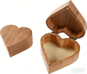 Custom Logo Wooden Jewelry <strong>Box</strong> Multi Layer Storage Organizer Vintage <strong>Display</strong> Case Handmade Gift <strong>Box</strong> for Women Vanity Decor - Product Image 1