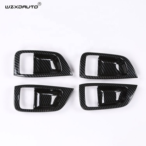 WZXDAUTO Carbon Fiber Print Interior Trims Shift GPS Cover Set Stickers Accessories <b>Used</b> Cars for Pajero Sport 2021 - Product Image 3