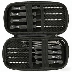 Kit de 10 Destornilladores para Ajuste de Carburador con Agujas de Limpieza y Cepillos para Motores Pequeños Walbro y Zama de 2 Tiempos - Product Image 1