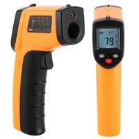 Termómetro Infrarrojo Digital, Pistola de Temperatura para Aceite de Cocina, Pistola Industrial de Alta Temperatura, Termómetro sin Contacto para Barbacoa