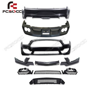 Fcsocc PP ชุดตัวถังรถยนต์สำหรับ <span class=keywords><strong>Ford</strong></span> <span class=keywords><strong>Mustang</strong></span> 2015-2021อัพเกรด <span class=keywords><strong>Shelby</strong></span> กันชนหน้าแผงลิปแผงด้านหลังกระจายแสงแบบสกรู - Product Image 2
