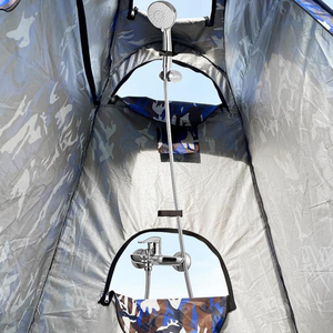 Carpa de ducha y vestuario portátil para camping, playa y exteriores - Product Image 2