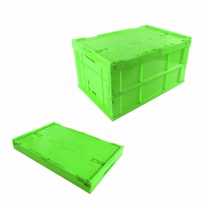 DEAO Foldable Plastic Collapsible Storage Container Crate Box