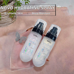 NOVO Brume Fixatrice de Maquillage Hydratante Longue Durée, Contrôle du Sébum, Blanchissante, Végane, Waterproof, Minérale, Liquide, Pailletée Rose - Product Image 2