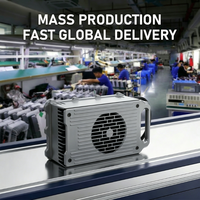Alimentation industrielle intelligente LNLEE 73V 12A 800W pour robots AGV AMR logistique, chargeur de batterie LiFePO4 60V 20S, bus CAN