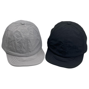 Unisex Dad Cap Nylon Baseball Cap Gray And Black Solid Color Breathable <b>Waterproof</b> Sun Protection Outdoor Sports Hat - Product Image 3