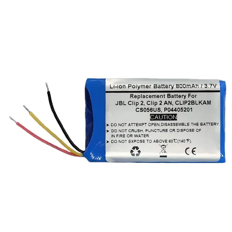 3,7 v 800mAh batería de reemplazo GSP383555 Clip 2 Clip 2 un CLIP2BLKAM