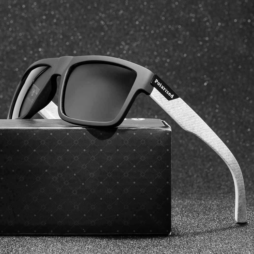 Mens Glasses Fashion Night Vision Polarized Glasses Outdoor Riding Square Windproof Eyewear Glasses Sports Men