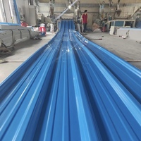 Lámina de Techo de PVC Corrugado de Larga Duración Resistente a Impactos de 1075 mm, Tejas de PVC Estilo Colonial para Almacenes