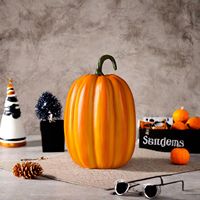Ornamen Kerajinan Resin Labu Simulasi, Bestseller Lintas Negara, Perlengkapan Foto Pesta Halloween, Paskah, dan Pindah Rumah, Tiga Dimensi