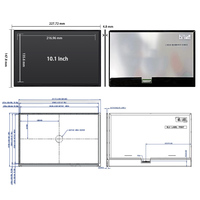 Tablette industrielle AUO 10,1'' 1280x800 EDP 30 broches, écran IPS, modules LCD TFT G101EAN02.4, écran LCD 10,1 pouces