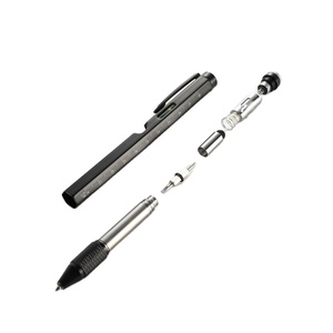 9in1 다기능 금속 스타일러스 프로모션 LED 라이트 레벨 드라이버 자 병따개 사용자 정의 볼펜 - Product Image 5